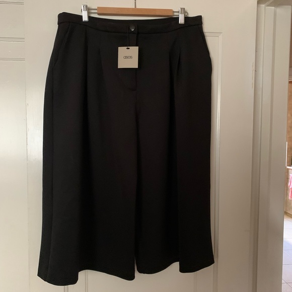 ASOS NWT black culottes size US14 - Picture 3 of 3